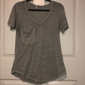 z supply grey v neck  size-medium